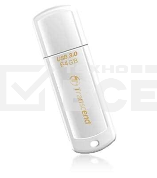 Флешка USB Transcend JetFlash 730 (TS64GJF730), 64Gb, USB 3.0, R/W 80/25, белый