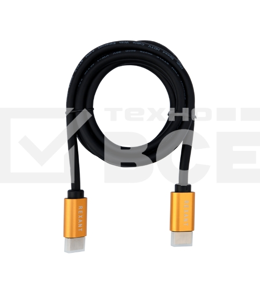 Кабель Rexant HDMI - HDMI 2.0 длина 1.5 метра (GOLD)