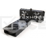Модуль вентиляторный Hyperline TFAB-T2FR-RAL9004 потолочный с 2-мя вентиляторами для установки в шкафы серий TTC2, TTB и TWB, с подшипниками и крепежными элементами, без кабеля питания, цвет черный, фото2
