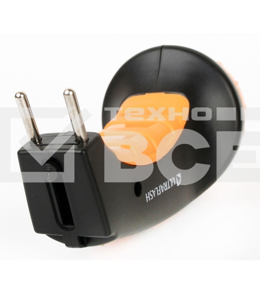 Фонарь LED 3804 (аккум 220В черн/жел. 4 LED; SLA пласт. короб) Ultraflash 9215