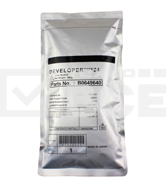 Девелопер Type 24 для Ricoh Aficio 1060/1075/2051/2060/2075/ MP5500/6500/7500/6000/7000/8000/6001/7001/8001/9001/AP900/SP9100DN (885281/885435)