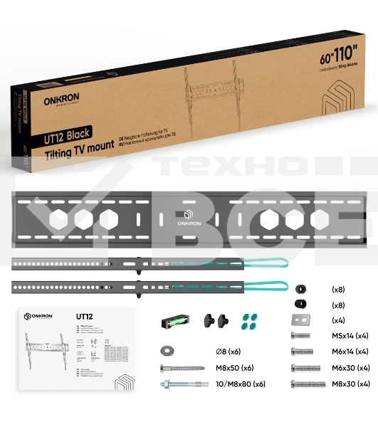 Кронштейн для телевизора ONKRON UT12 черный 60