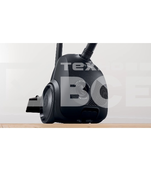 Пылесос Bosch BGBS2LB1 чёрный, 600 Вт, уборка сухая, пылесборник мешок, 3.5 л