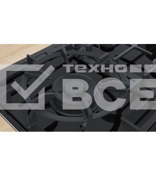 Газовая варочная поверхность Bosch PRS9A6D70M черный
