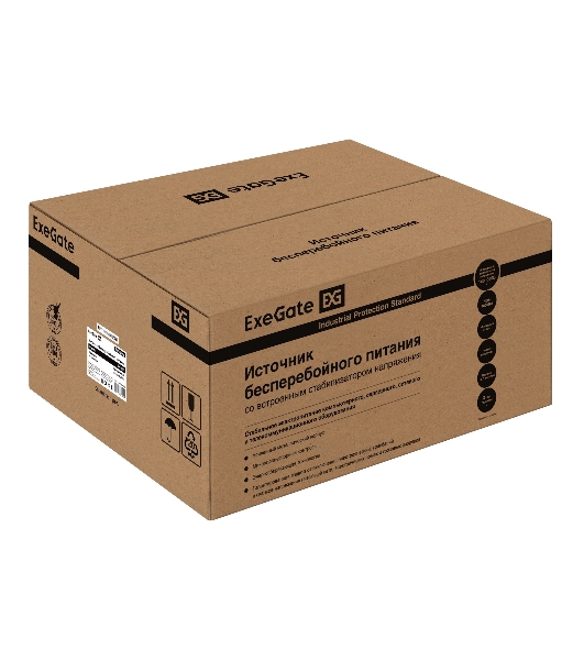 Комплект источника бесперебойного питания Exegate EX296005RUS + батарея 80Aч EX285654RUS 4шт (инвертор, синус, для котла, настенный) ExeGate FineSine SX-7000.LCD.AVR.2SH.T <7000VA/5000W, чистая синусоида, цветной LCD-дисплей, AVR, 2*Schuko+клеммы, линейно-интерактивный, крепление настенное, Black> + батарея ExeGate HRL 12-80 (12В, 80Ач) 4шт