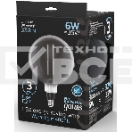 Лампа cветодиодная Gauss Filament G200 6W 330lm 4000К Е27 gray straight LED, фото5