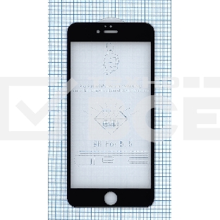 Защитное стекло 6D для Apple iPhone 6/6S Plus черный