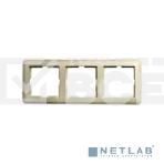 Рамка 3-м W59 сл. кость SchE KD-3-28 (КД-3-28), фото2