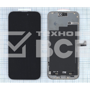 Дисплей (модуль) для Apple iPhone 15 Pro Max в сборе с тачскрином, черный (OR)