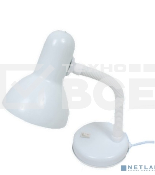 Camelion KD-301 С01 белый (Светильник настольный,230V 60W)