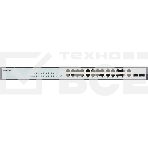 Коммутатор Smart Managed Switch 24x100Base-TX PoE, 2xCombo 1000Base-T/SFP, PoE Budget 280W, 19