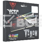 Оперативная память Patriot Viper Venom, DDR5, 32GB (2x16GB), 7200MHz, CL34, с радиаторами, RGB, черный, фото11