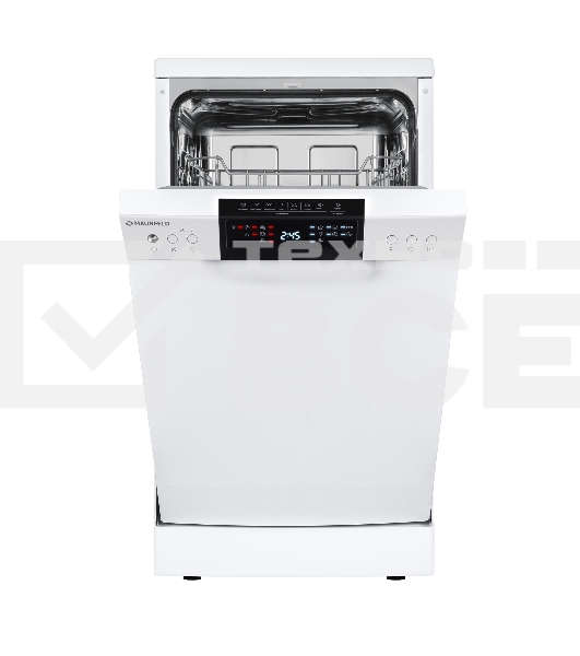 Посудомоечная машина Maunfeld MWF45220W, белый, 44.8 см, 10 компл., 49 дБ, класс A++