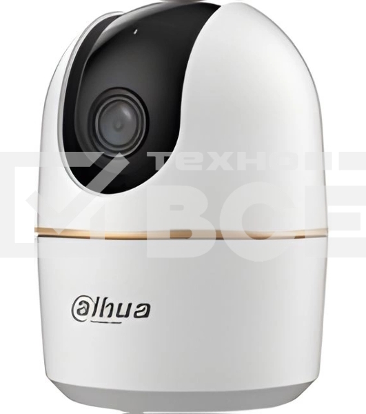 Камера видеонаблюдения IP Dahua DH-IPC-H2AP-0360B Wi-Fi 3.6-3.6мм цв. корп.:белый/черный