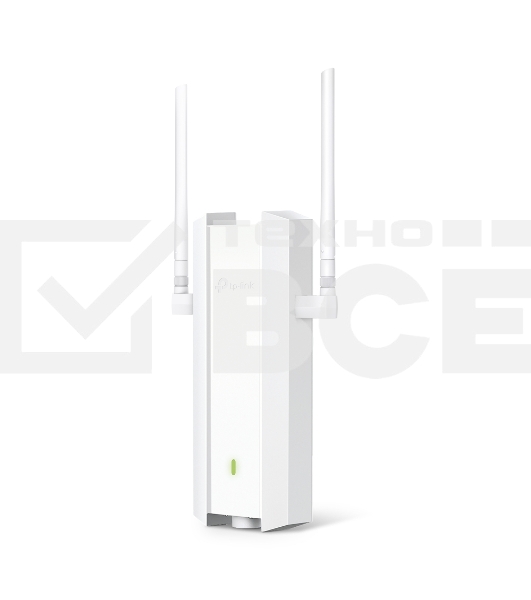 Двухдиапазонная точка доступа TP-Link EAP625-Outdoor HD, для улицы и помещений с поддержкой Wi-Fi 6 AX1800, 1 гиг. порт RJ45, 802.3af/at, Passive PoE (48 В, 0,5 А), IP67, 2 внешние антенны