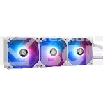 Водяное охлаждение для процессора Thermalright Aqua Elite 360 White ARGB V3 (360mm, White, ARGB/ Fans: 3x120mm, 66.17CFM, 25.6dBA, 1500RPM/ Pump height 53mm, 23dBA, 3300RPM, Rad thickness 27mm/ S: 1200, 1700, 1851, 2011, 2066, 115X, AM5, AM4), фото4