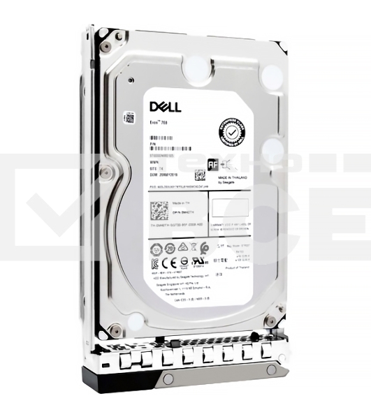 Жесткий диск Dell 2TB 7.2K RPM SATA 6Gbps 512n 3.5in Hot-plug Hard Drive