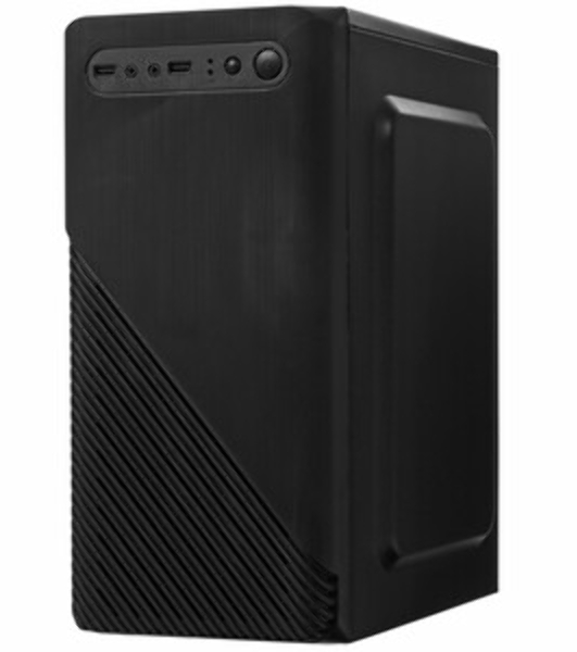 Компьютерный корпус Minitower ExeGate BAA-303M-AAA350 (mATX, БП AAA350 с вент. 8см, 2*USB, HD Audio, черный)