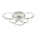 Потолочный светодиодный светильник FA414/3+3 CH хром 90W 580*540*120 (ПДУ РАДИО 2.4), фото4