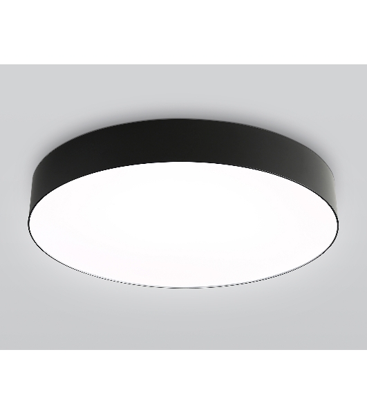 Потолочный светодиодный светильник Ambrella light FZ1365 BK черный IP20 60W 3000-6500K 490*80 (ПДУ ИК)