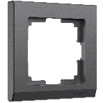 Рамка на 1 пост Stark (графит матовый) W0011864, фото 1