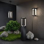 1529 TECHNO LED / Светильник садово-парковый чёрный, фото5