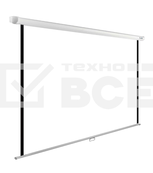 Экран Cactus 220x165см WallExpert CS-PSWE-220x165-WT 1:1 настенно-потолочный рулонный белый