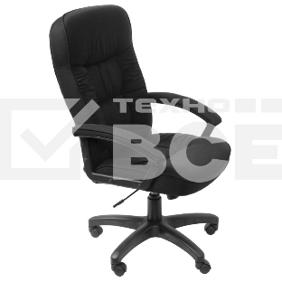 Кресло руководителя Бюрократ T-9908AXSN-Black черный 80-11, ткань, крестовина пластиковая