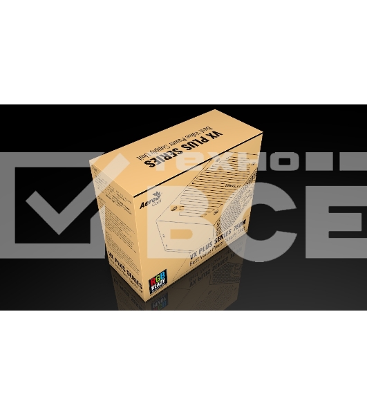 Блок питания Aerocool / Formula VX PLUS 750 RGB, 750Вт, 120мм, черный