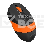 Мышь беспроводная A4Tech Fstyler FG10 черный/оранжевый, 2000 dpi, радиоканал, USB, кнопки - 4, фото 1