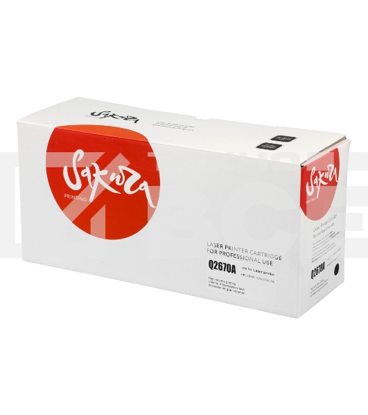 Картридж лазерный Sakura Q2670A для HP Color LJ 3500/ 3350/ 3700, черный, 6 000к.