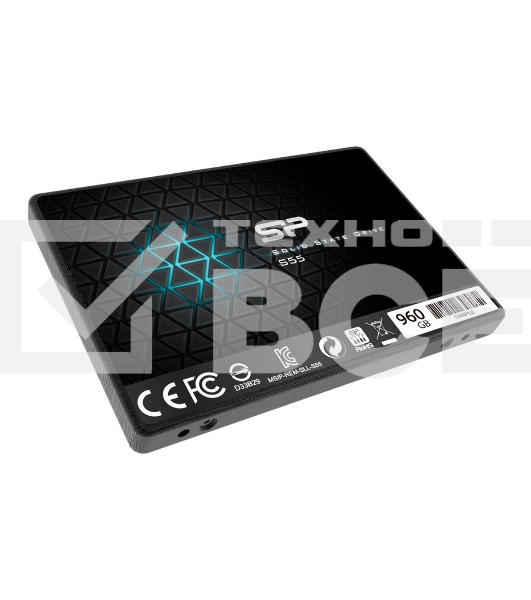 Накопитель SSD SiliconPower Slim S55, 960Gb, SATA, 2.5