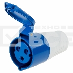 Розетка 223 переносная 2Р+РЕ 32А 220В IP44 Rexant, фото 1