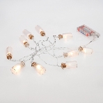 Гирлянда светодиодная «Баночки» 1.5 м, 10 LED, прозрачный ПВХ, цвет свечения теплый белый, 2 х АА (батарейки не в комплекте) NEON-NIGHT, фото5