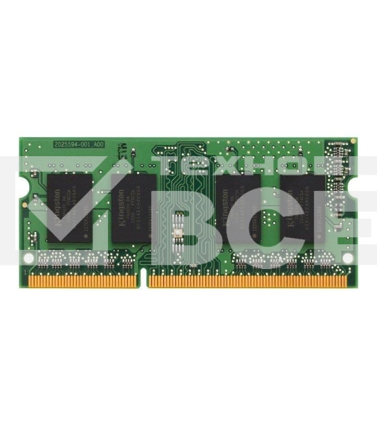 Оперативная память Kingston ValueRAM, DDR3, 4GB (1x4GB), 1600MHz, CL11, SO-DIMM