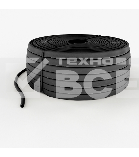 Трубка кембрик ТВ-40 ПВХ черный, Ø 16 мм Rexant