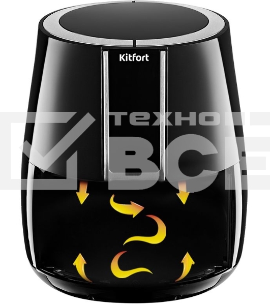 Аэрогриль Kitfort KT-2227 1500Вт черный