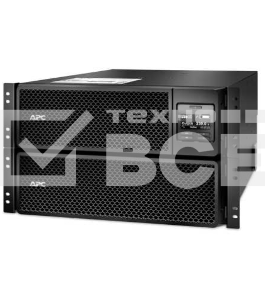 Источник бесперебойного питания APC Smart-UPS SRT SRT8KRMXLI 8000Вт 8000ВА черный