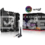 Материнская плата ASUS ROG STRIX X670E-I GAMING WIFI, AM5, AMD X670, 2xDDR5, 2xSATA, 2xM.2, 1xPCI-E 5.0 x16, 1xHDMI, 2xUSB-C, 1x 2.5Gb LAN, 3xUSB-A 3.2 Gen 2, 2xUSB-A 2.0, 7.1, Mini-ITX, фото 1