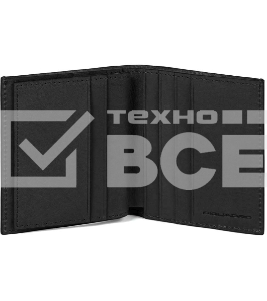 Чехол для кредитных карт Piquadro Black Square PP1518B3R/N натур.кожа черный