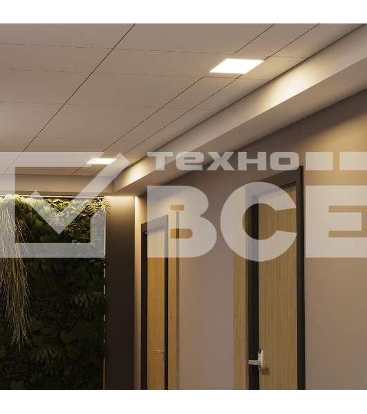 Светильник LED ДПО 18Вт 4000К 596х75х25 IP20 Gauss (аналог ЛПО) 144124218