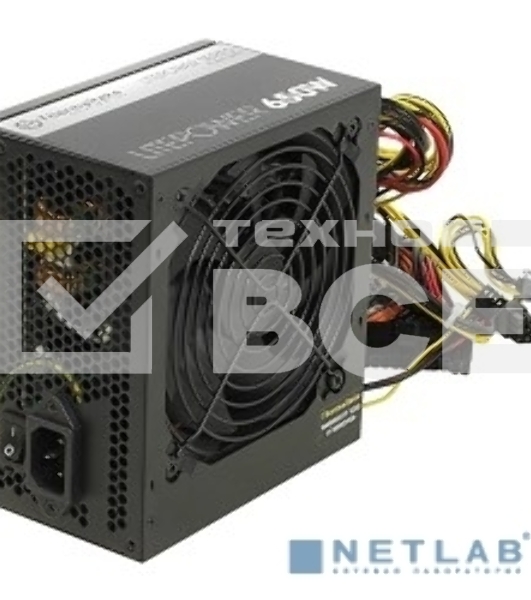 Блок питания Thermaltake Litepower (PS-LTP-0650NPCNEU-2), 650Вт, 120мм, черный