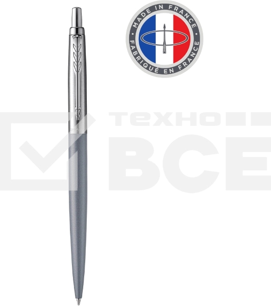 Ручка шариковая Parker Jotter XL K69 (CW2068360) Matte Grey CT M, синие чернила, подарочная коробка