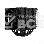Кулер для процессора PCCooler RZ620 BK (260W, 4-pin PWM, 157.5mm, Al/Cu, 6x6mm, 1x120mm, 86.73CFM, 32dBA, 2200RPM, S: 1851/1700/1200/115X, AM5/AM4, black), фото4