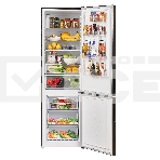 Холодильник Maunfeld MFF200NFSB10 Inverter черный двухкамерный 271/106 л морозилка снизу, NoFrost, фото4
