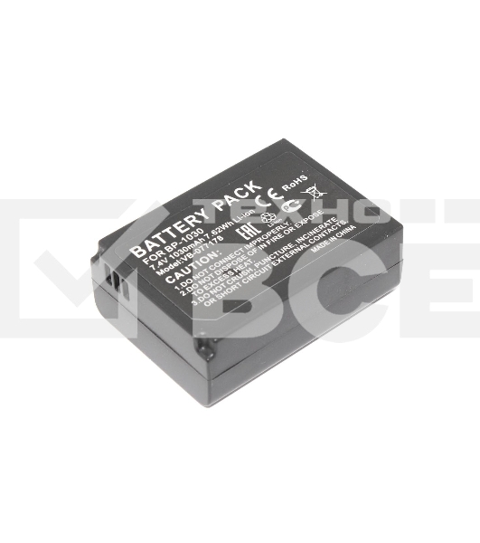 Аккумуляторная батарея для фотоаппарата Samsung NX200 (BP-1030) 7,4V 1030mAh