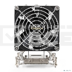 Кулер для процессора ExeGate ESNK-P0050AP4.PWM.4U.2011.Cu серебристый, 92 мм, алюминий/медь, 3800 об/мин, 44 дБ, 4 pin, 165 Вт, 125.8 мм, фото3