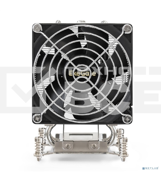 Кулер для процессора ExeGate ESNK-P0050AP4.PWM.4U.2011.Cu серебристый, 92 мм, алюминий/медь, 3800 об/мин, 44 дБ, 4 pin, 165 Вт, 125.8 мм