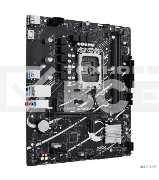 Материнская плата Asus PRIME B760M-F Soc-1700 Intel B760 2xDDR5 mATX AC`97 8ch(7.1) GbLAN RAID+HDMI