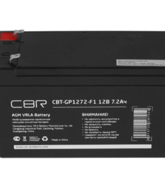Батарея для ИБП CBR CBT-GP1272-F1 (12В 7.2А·ч), клеммы F1